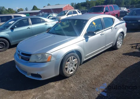 2012 Dodge Avenger Se from USA, damaged, VIN 1C3CDZAB8CN324007